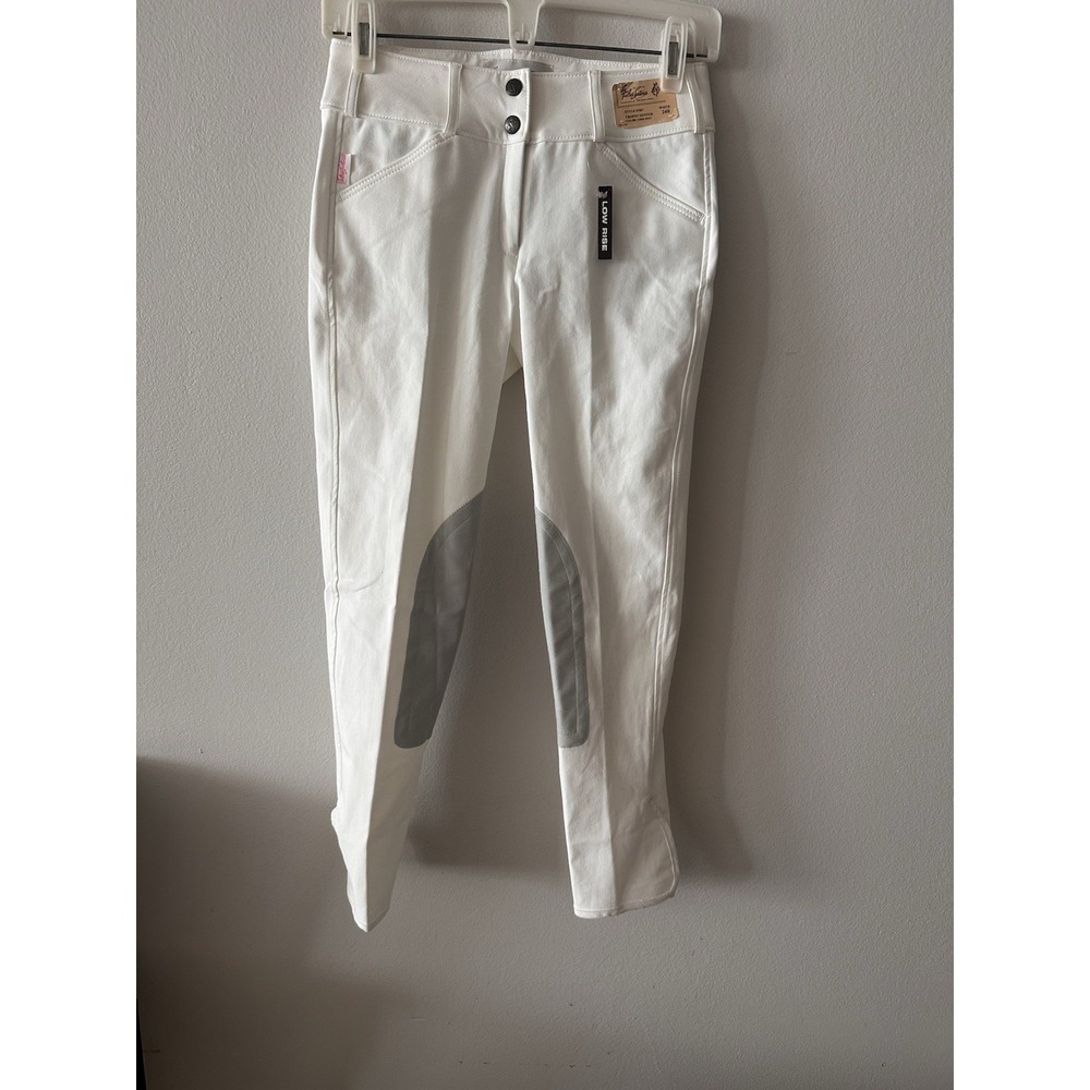 The Tailored Sportsman Knee Patch Breeches Trophy Hunter 24R Low Rise White